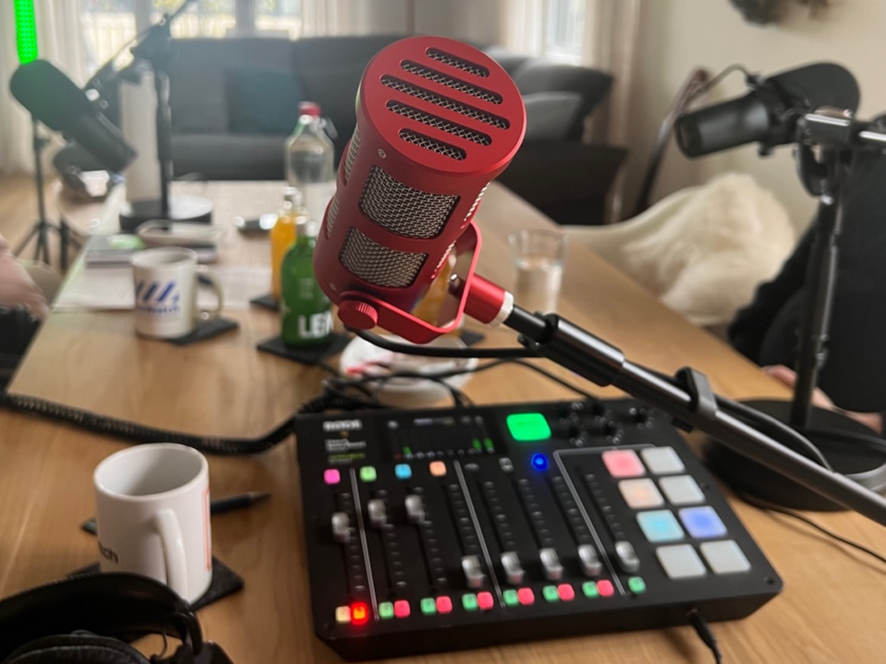 Podcast-Aufnahme
