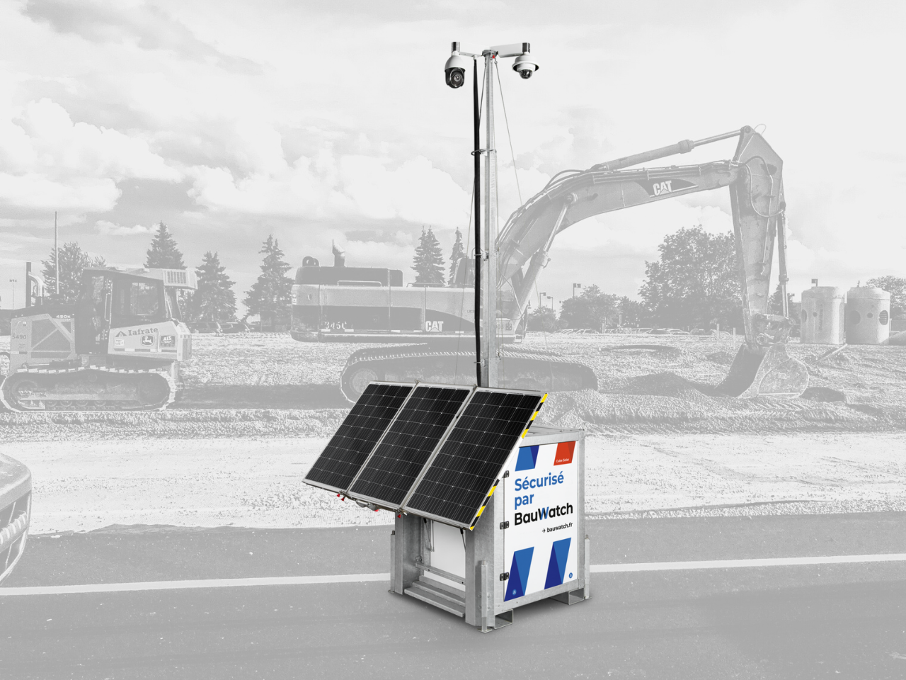 Solution BauWatch Cube Solar in application